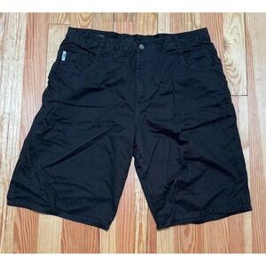 Lacoste Men's Black denim Cargo Jort Shorts Size 42 Multi-Pocket Design VTG RARE